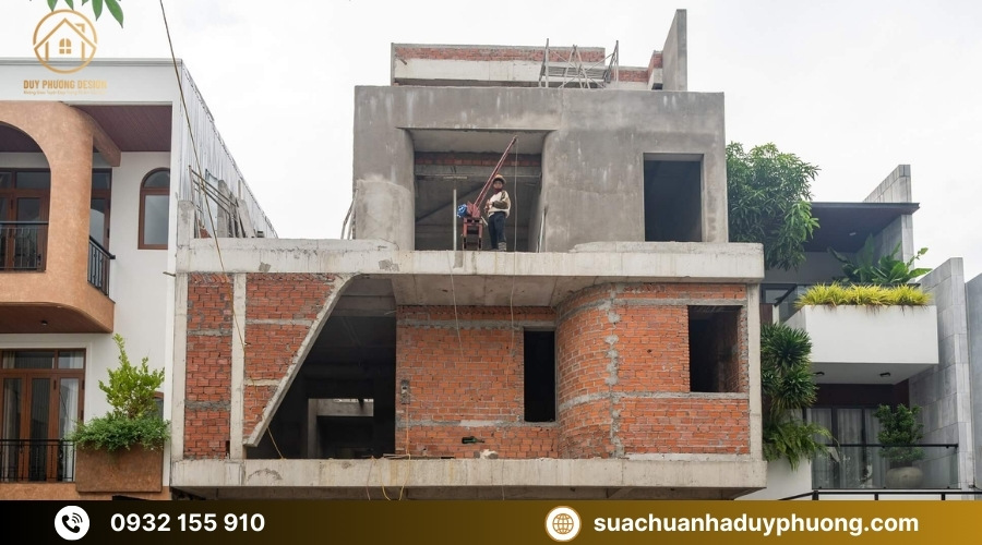 Quy trình thi công phần thô nhà dân dụng