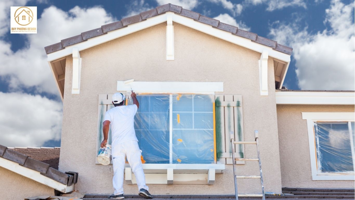 Sơn sửa nhà cấp 4, nhà phố, biệt thự đẹp và bền màu tại TP.HCM
